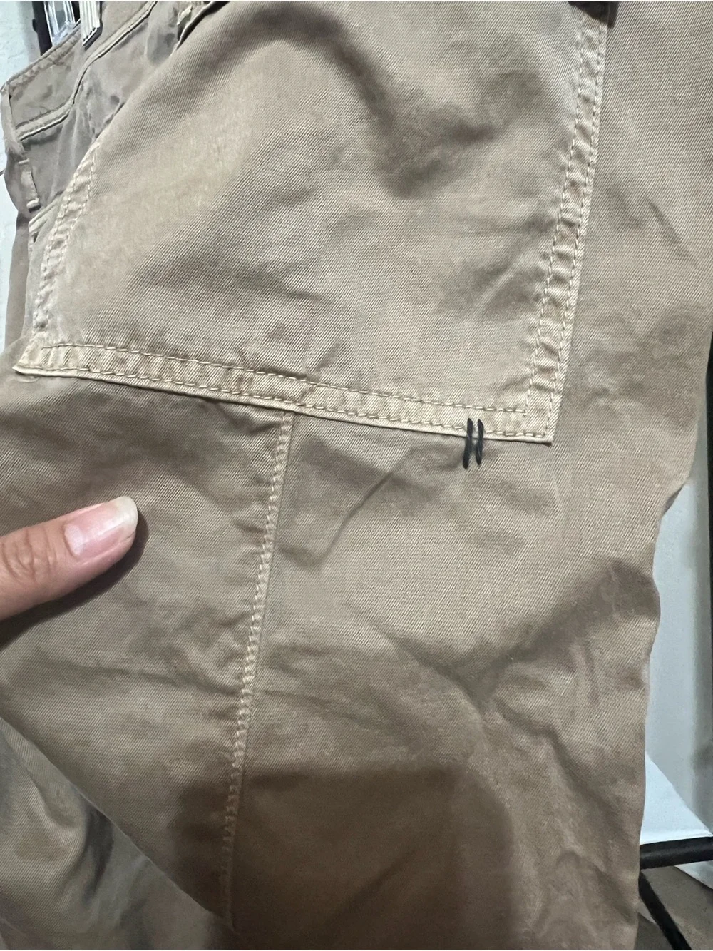 NWT Calvin Rucker Tan Studded Pants